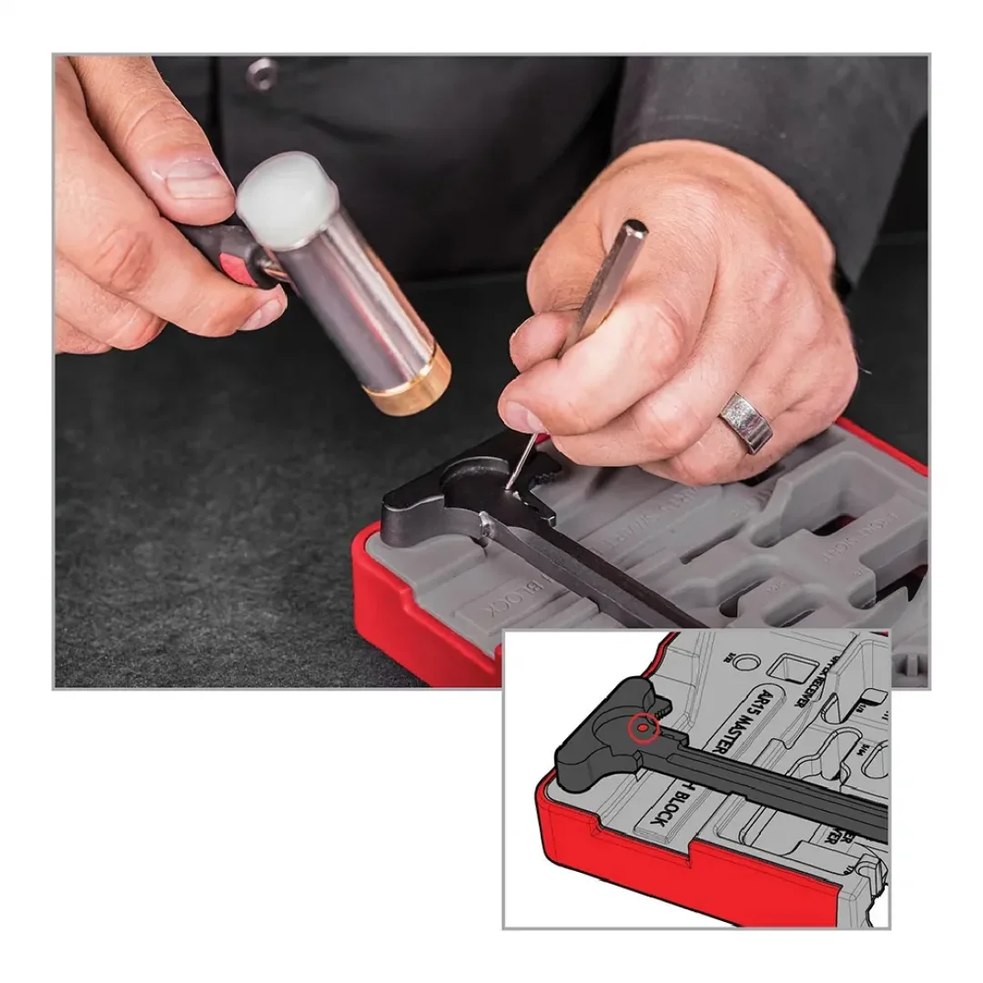 Bloque Maestro Para Desarme Y Mantenimiento De Ar15 Fabricado En Abs