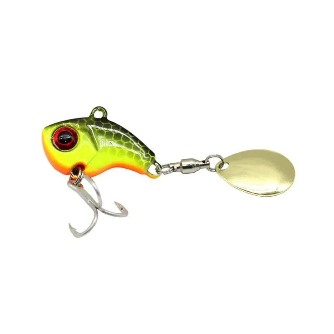 SeñUelo Pez Con Cucharilla Para Pesca De 3.5 Cms 14 G - Verde