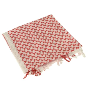 Shemagh Condor Outdoor De Algodon 1.10 M X 1.10 M - Rojo / Blanco