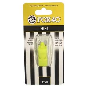 Silbato Fox 40 Mini En Colores 109 Db - Amarillo Neon