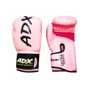 Par De Guantes Adx Para Box Modelo Prisma Pu - Rosa, 10 Oz