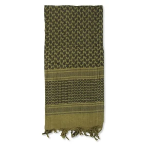 Shemagh Condor Outdoor De Algodon 1.10 M X 1.10 M - Verde Olivo / Negro