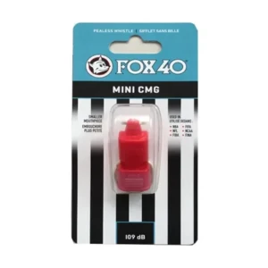 Silbato Fox 40 Mini Cmg Con Boquilla En Colores 109 Db - Rojo