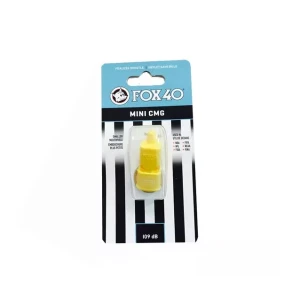 Silbato Fox 40 Mini Cmg Con Boquilla En Colores 109 Db - Amarillo