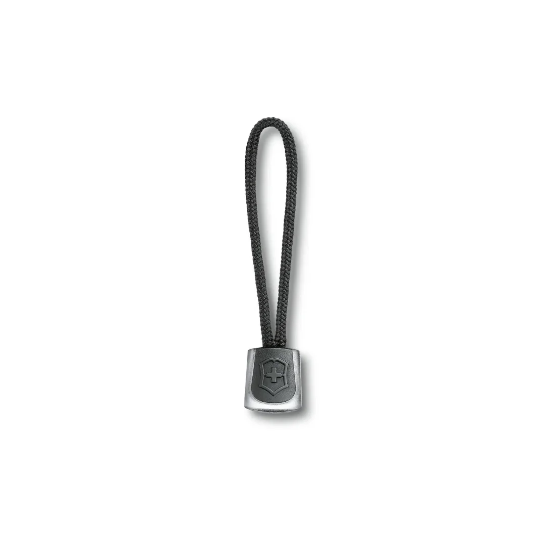 Cordon Victorinox De Nylon Con Emblema De Caucho - Negro