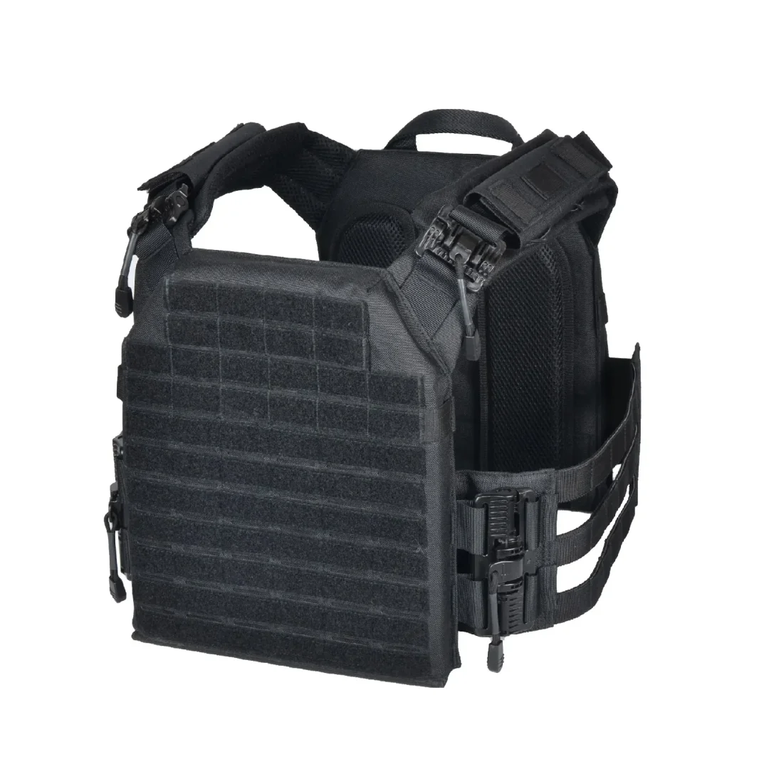 Chaleco Tactico Porta Placas Con Liberacion Rapida Maxtacs Modelo Qr4 - Negro