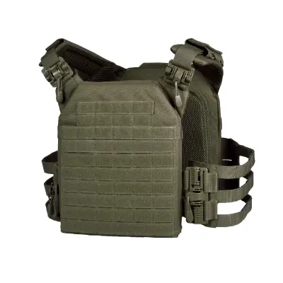 Chaleco Tactico Porta Placas Con Liberacion Rapida Maxtacs Modelo Qr4 - Verde Olivo