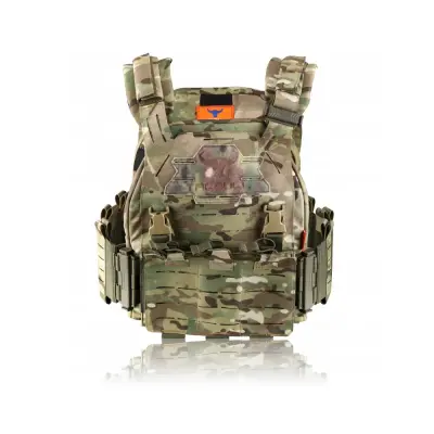 Chaleco TáCtico Tacbull Porta Placas Con Porta Cargadores Y Liberacion Rapida - Multicam