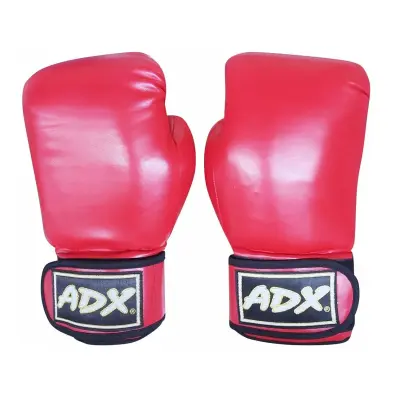 Par De Guantes Adx Para Box Adulto Relleno Pu 43089 - Rojo