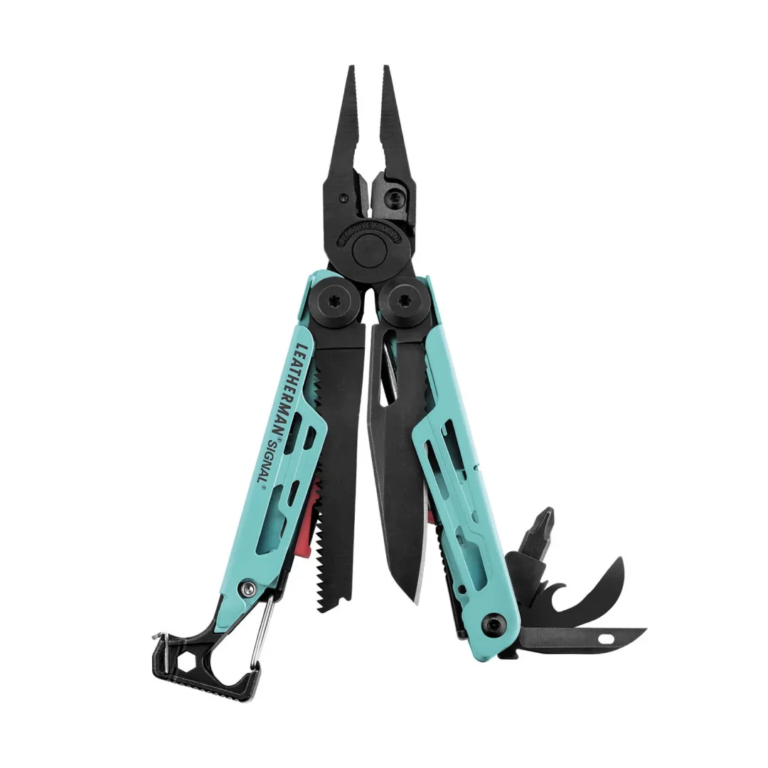 Navaja Multiherramienta Leatherman Signal Con 19 Funciones - Turquesa