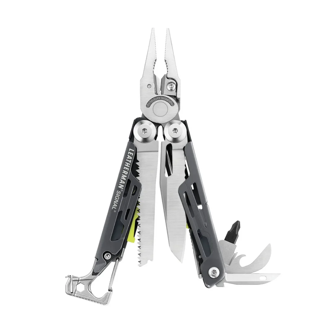 Navaja Multiherramienta Leatherman Signal Con 19 Funciones - Gris