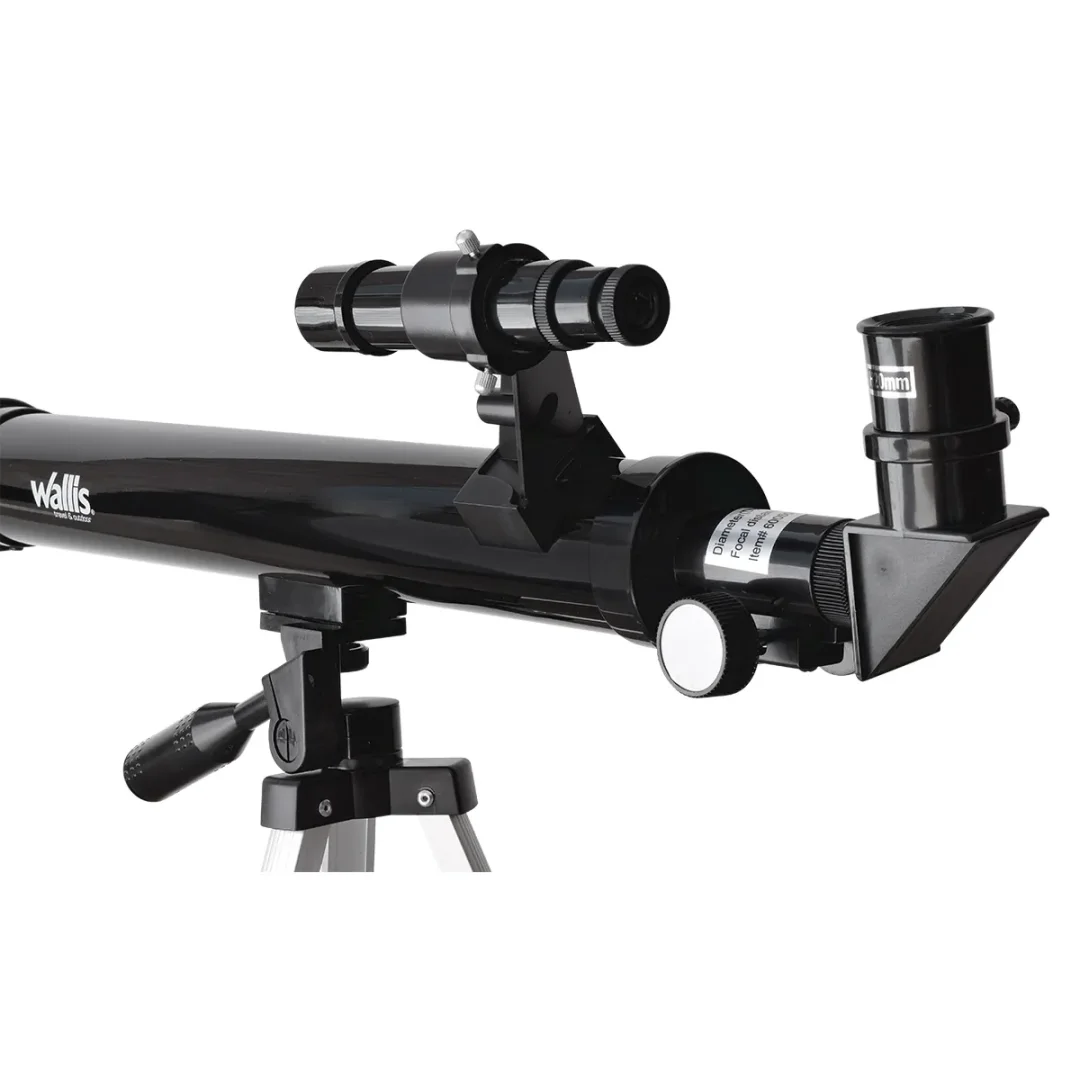 Telescopio Refractor Con Montura Altazimutal 600x50 Mm Negro