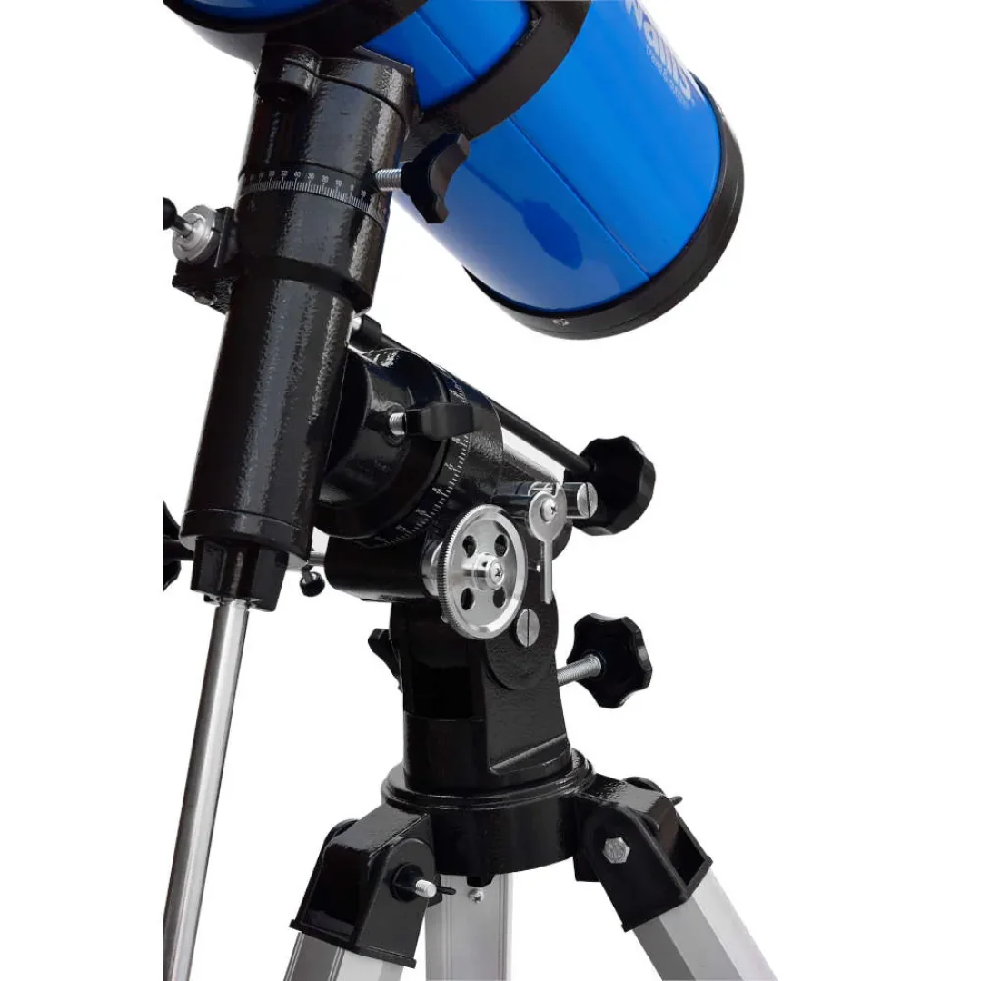Telescopio Reflector Con Montura Ecuatorial Eq3 Amp. 500x114 Mm Azul