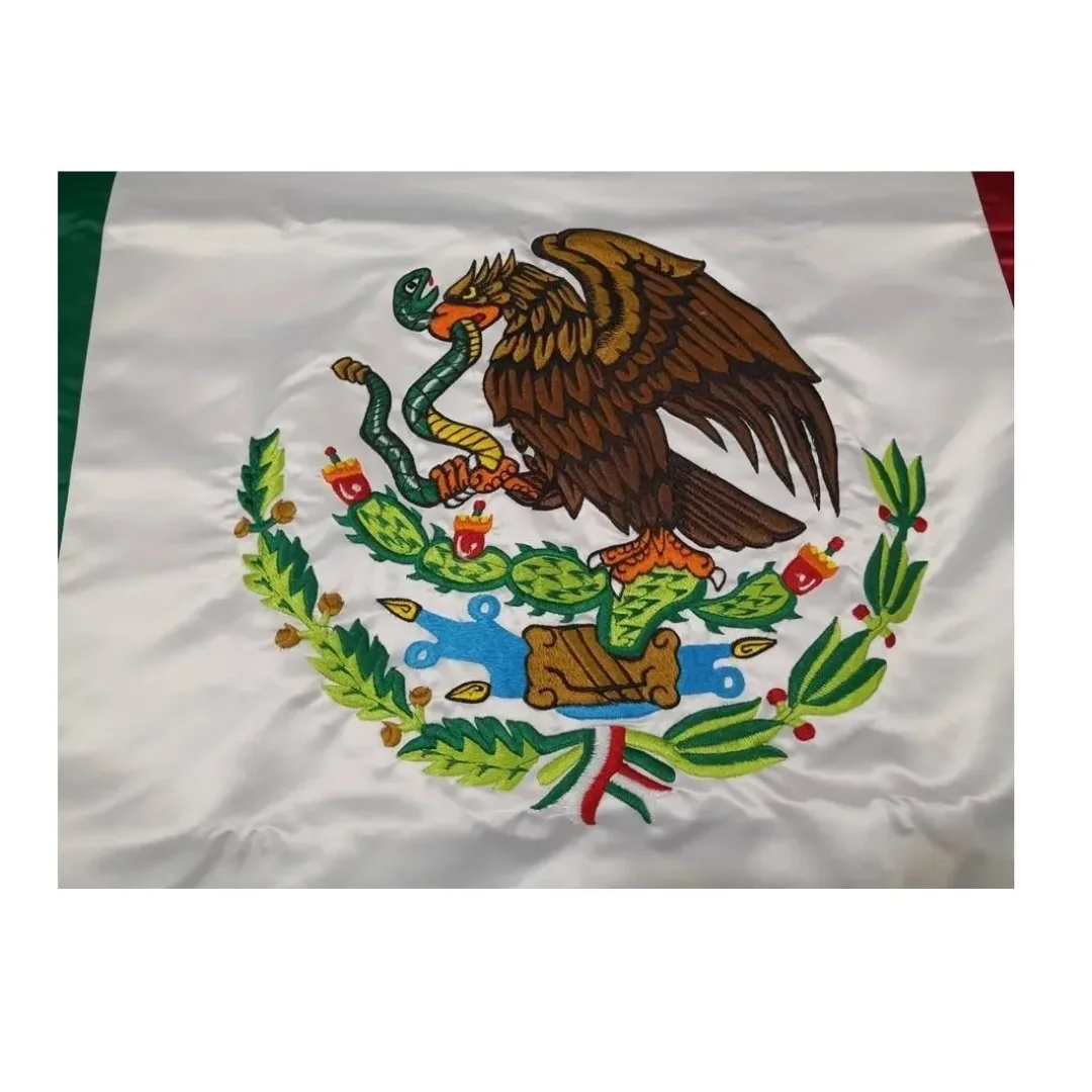 Bandera Reglamentaria Bordada Colores
