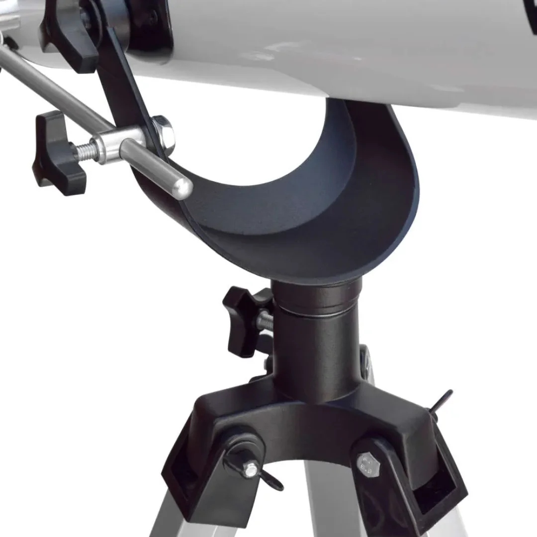 Telescopio Refractor Con Montura Altazumutal Amp.525 X, 700x60 Mm Blanco
