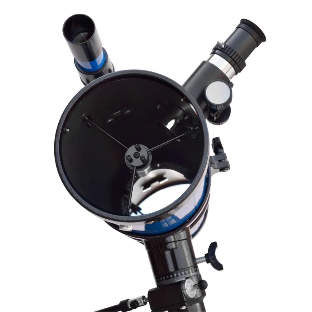 Telescopio Reflector Con Montura Ecuatorial Eq3 Amp. 500x114 Mm Azul