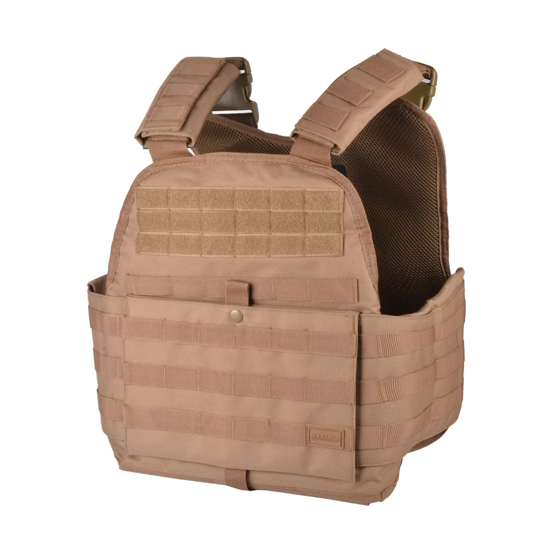 Chaleco Tactico Porta Placas Maxtacs Modelo Shadow - Coyote