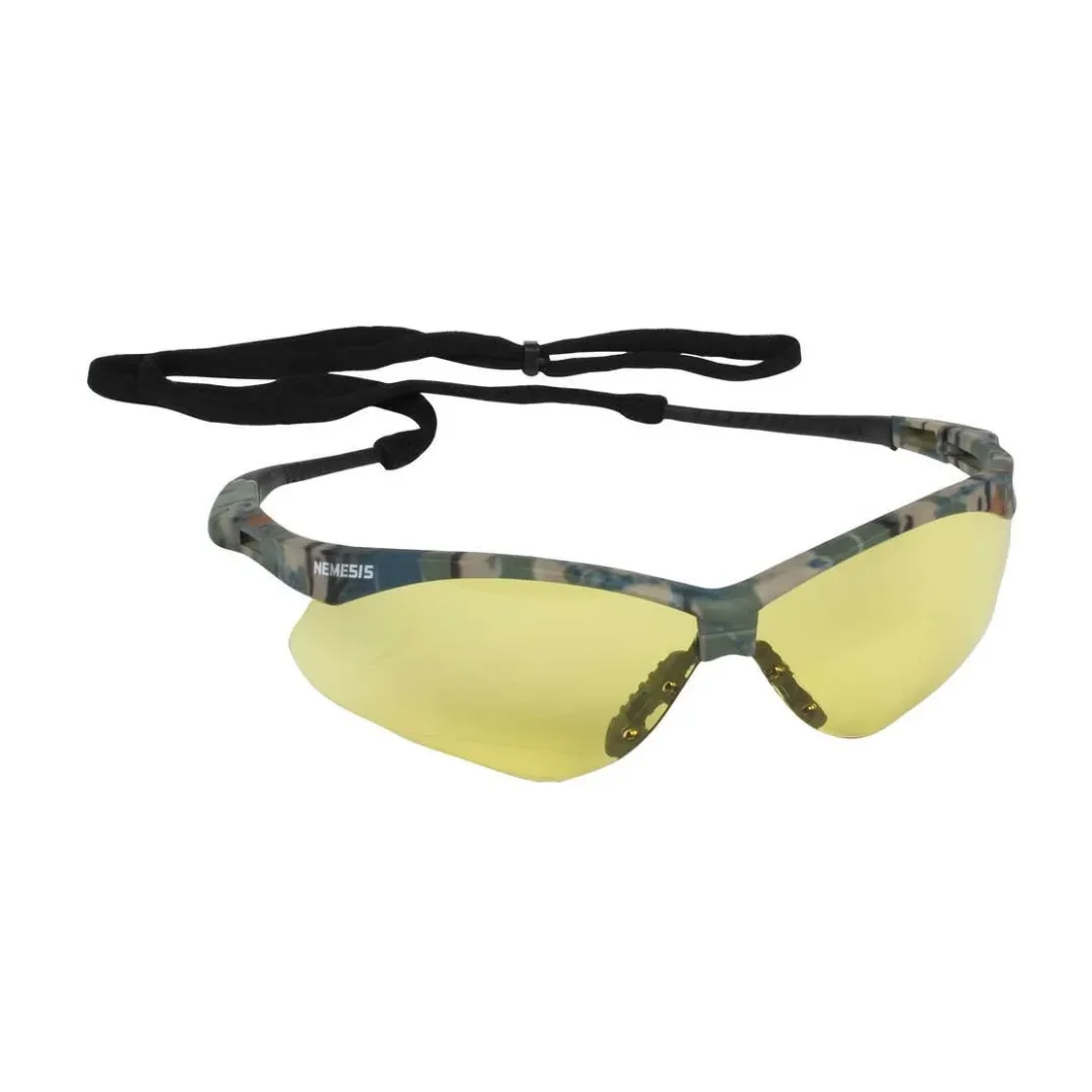 Lente Nemesis De Seguridad Armazon Camo Con Mica Ambar 22610