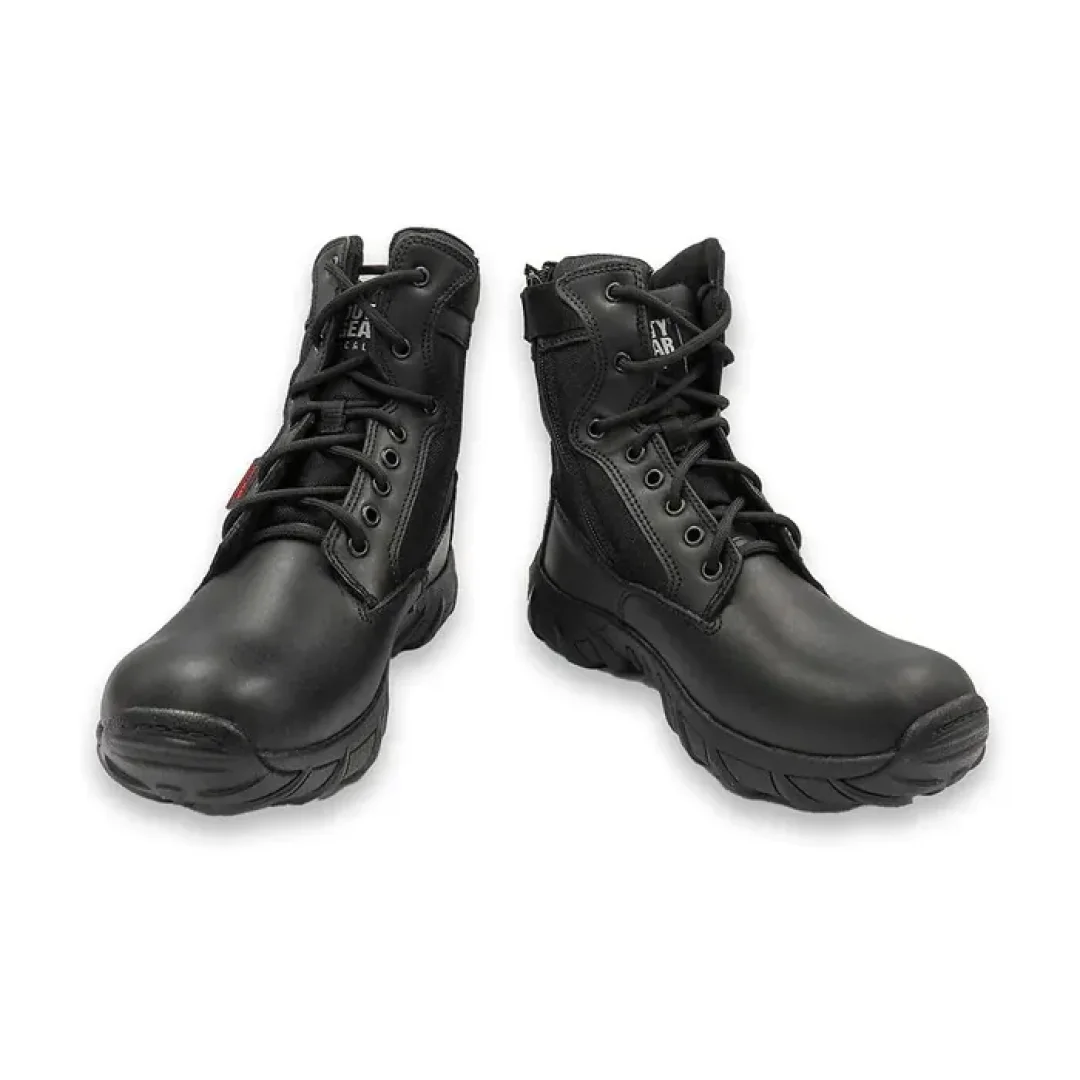 Bota Tactica Duty 8" Negro Modelo 1563 - Negro, 25