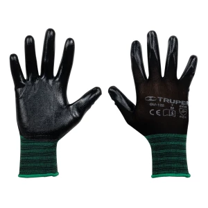 Guante Truper Con Palma Recubierta De Nitrilo - Negro, M