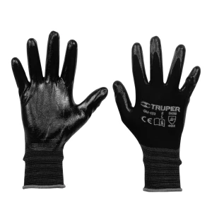 Guante Truper Con Palma Recubierta De Nitrilo - Negro, G