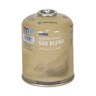Gas Isobutano Para Estufas De Campismo Stansport 16 Onz 453.5 Grs