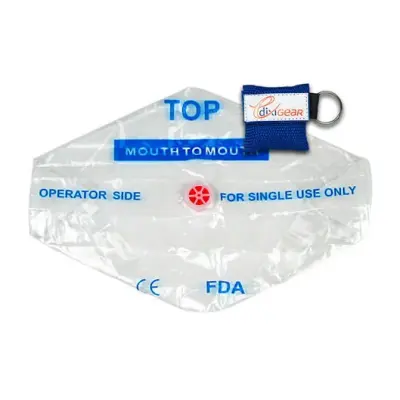 Llavero Con Mascarilla Para Rcp Desechable