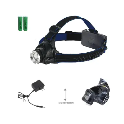 Linterna Lion Tools Recargable De Cabeza 800 Lm 3185