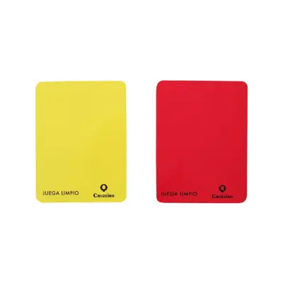Tarjetas Cruzeiro Para Arbitro De Futbol Soccer 2 Tarjetas