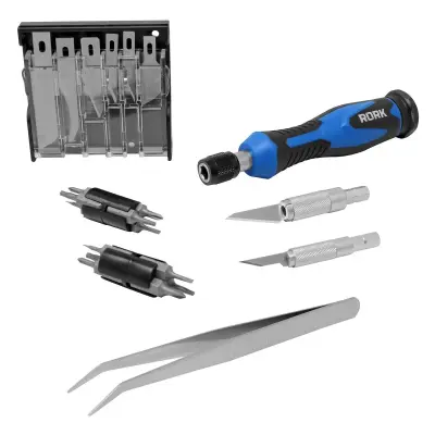 Kit De Desarmadores Y Navajas De Precision Ror Mrk-016