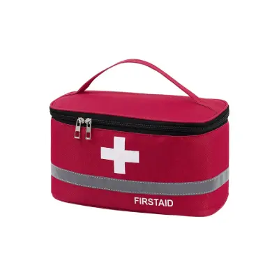 Maletin Para Botiquin De Primeros Auxilios 26 X 14 X 14 Cm Rojo