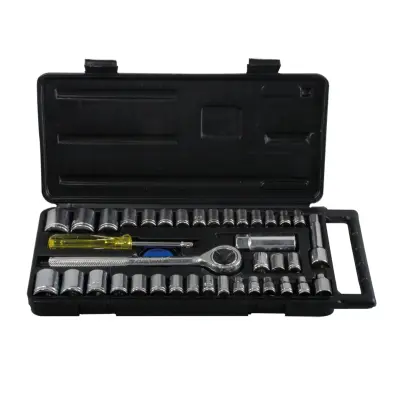 Juego Lion Tools De Matraca Y Dados 40 Pzas 0033