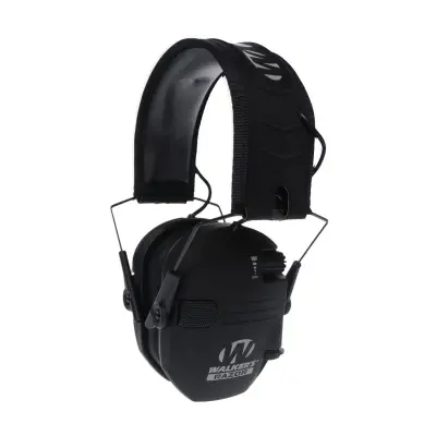 Protectores Auditivos Electronicos Walkers Razor Slim Con Estuche 23 Db - Negro