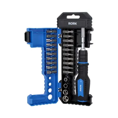 Kit De Desarmadores Con Extencion Y Kit De Dados Rork Mrk-010