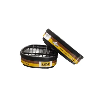 Par De Cartuchos Con Filtro Lica Para Gases Compatible Con Chrl200