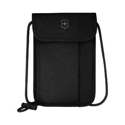 Security Pouch Victorinox Para Cuello Con ProteccióN Rfid Color Negro