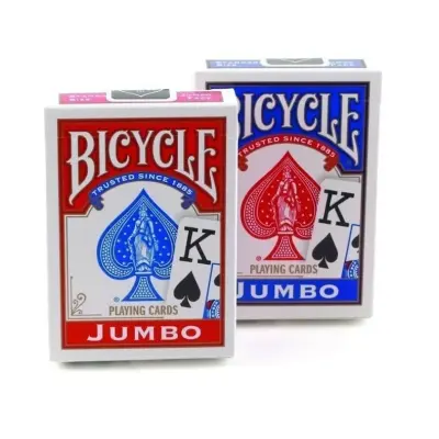 Barajas De Poker Bicycle NúMero Jumbo - Azul