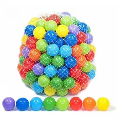 Pelota Para Alberca Paquete Con 50 Pza De 7 Cms De Diametro