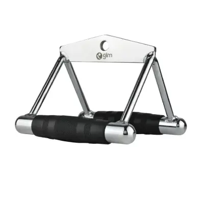 Agarre Para Aparatos De Gimnasio De Remo Doble Cromado Gimex