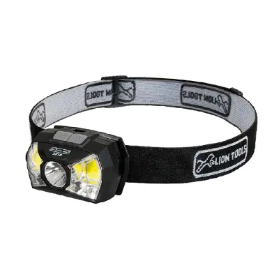 Linterna Lion Tools Recargable Manos Libres Con Sensor