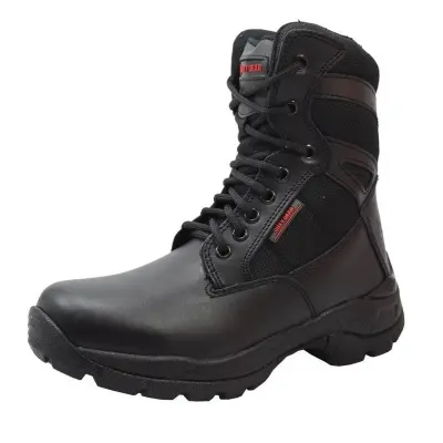 Bota Tactica Duty 8" Negro Modelo 1563 - Negro, 25