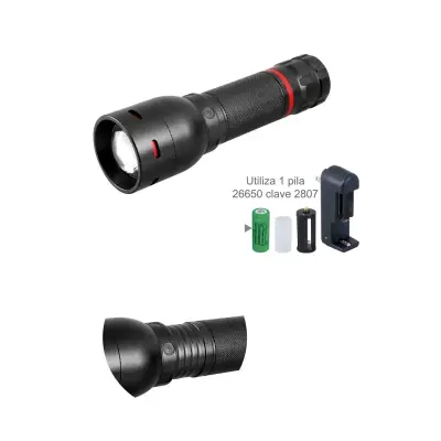 Linterna Lion Tools Recargable De Mano 600 Lm 2860