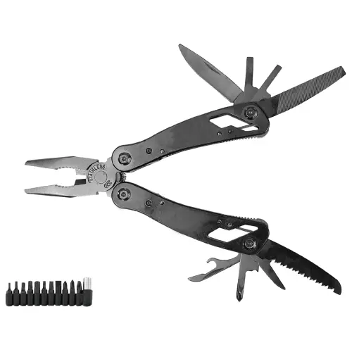 Navaja Multiherramienta Lion Tools Tipo Pinza Con Puntas Y Dado 9309