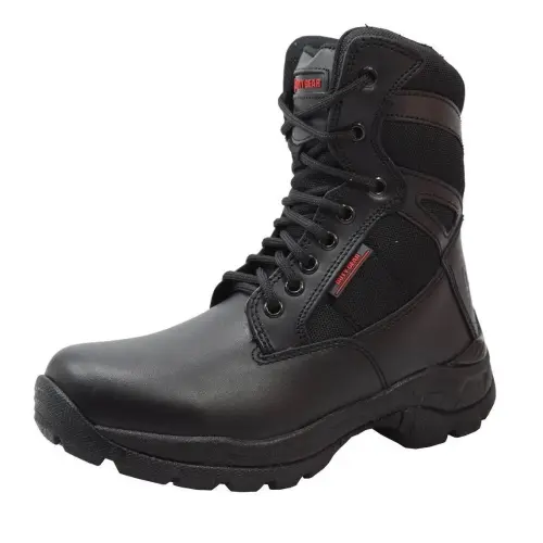 Bota Tactica Duty 8" Negro Modelo 1563 - Negro, 23