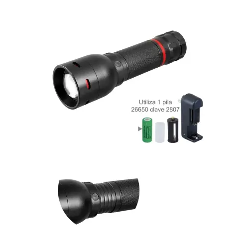 Linterna Lion Tools Recargable De Mano 600 Lm 2860