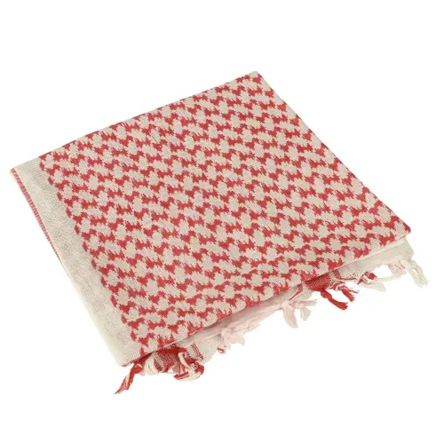 Shemagh Condor Outdoor De Algodon 1.10 M X 1.10 M - Rojo / Blanco