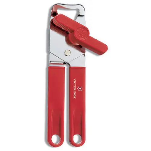 Abrelatas Victorinox En Acero Inoxidable Con Mango Plastico 7.6857 - Rojo